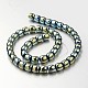Electroplate Non-magnetic Synthetic Hematite Bead Strands G-F300-43-07-2