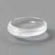 12ミリメートル透明なガラスドームカボション  写真のペンダントのアクセサリーのための半円形Circleフラットバック  サイズ：直径約11.5mm  5.5mm（範囲：5~6mm）の厚さ X-GGLA-G003-3