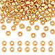 PandaHall Elite 150Pcs Brass Spacer Beads KK-PH0005-62-1