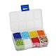 8 cuentas de semillas de vidrio de colores SEED-YW0001-59-4