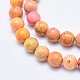 Fili di perle di diaspro imperiale naturale G-A175B-10mm-07-3