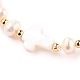 Armbänder mit natürlichen Perlenstretchperlen BJEW-JB05726-03-2