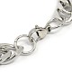 Fashionable 304 Stainless Steel Cuban Link Chain Bracelets STAS-A028-B063P-2