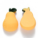 樹脂デコデンカボション  模造食品  梨  シャンパンイエロー  23x14x8.5mm CRES-N022-56-2