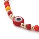 Bracelets réglables de perles tressées avec cordon en nylon BJEW-JB05791-01-2
