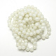 Chapelets de perles en verre craquelé peint DGLA-Q023-4mm-YS1-3