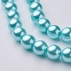 Glass Pearl Beads Strands HY-12D-B12-3