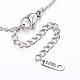 304 Stainless Steel Pendant Necklaces NJEW-G291-04-3