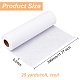 OLYCRAFT White Embroidery Stabilizer 12 Inchx25 Yards Cut Away Embroidery Stabilizer 0.2mm Thick Water Soluble Stabilizer for Machine Embroidery DIY Luggage Construction Decoration DIY-WH0449-98-2
