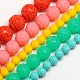 Synthetic Coral Beads Strands CORA-L002-B-M-1