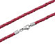 Création de collier en cordon de cuir MAK-M016-05-A-1