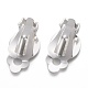 304 Stainless Steel Clip-on Earring Setting STAS-P249-22S-2