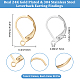 Beebeecraft – boucles d'oreilles à levier en acier inoxydable STAS-BBC0002-57-2