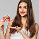 ラバークリアスタンプ  カード作りの装飾DIYスクラップブッキング用  鳥  22x18x0.8cm DIY-WH0251-010-7