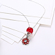 925 Sterling Silver Pendant Necklaces NJEW-BB18237-5