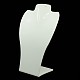有機ガラスネックレスディスプレイの胸像  ホワイト  140x75x235mm NDIS-E007-8A-1