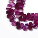 Dyed Natural Agate Beads Strands G-F595-A18-3
