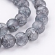 Chapelets de perles en quartz craquelé synthétique CCG-K002-8mm-08-3