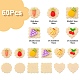 60Pcs 6 Style Opaque Resin Decoden Cabochons CRES-CJ0001-50-2