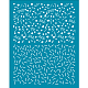 シルクスクリーン印刷ステンシル  木に塗るため  DIYデコレーションTシャツ生地  水玉模様  100x127mm DIY-WH0341-194-1