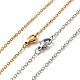 Heart with Boy & Girl Couple Pendant Necklaces & Stud Earrings SJEW-E045-05GP-4
