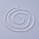 Fili di perle di topazio bianco naturale G-F619-28-3mm-2