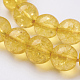 Synthétiques perles citrine brins G-C076-10mm-6A-3