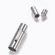 304 Stainless Steel Bayonet Clasps STAS-O114-049C-P-1
