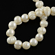 Fili di perle di perle d'acqua dolce coltivate naturali di grado b SPPB003Y-1-2