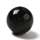 Perles rondes en obsidienne naturelle G-M406-01B-1