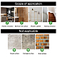 Adesivi decorativi per pavimento opaco mandala in pvc AJEW-WH0332-39-6