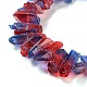 Natural Dyed Quartz Beads Strands G-G791-14K-3