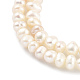 Нити из натурального культивированного пресноводного жемчуга PEAR-C003-06E-4