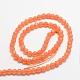 Dyed Natural White Jade Round Beads Strands G-E311-4mm-02-2