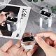 AHANDMAKER 3 Pcs Acrylic Ring Display Holder RDIS-WH0001-19-3