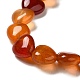 Chapelets de perles en cornaline naturelle G-B022-19B-3
