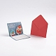 Tarjetas de felicitación navideñas emergentes y juego de sobres DIY-G028-D04-1