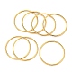 7 pièces placage ionique (ip) 304 kit de bracelets unis de polissage en acier inoxydable BJEW-G695-01G-1