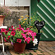 アクリルガーデンステーク  グラウンドインサート装飾  庭用  芝生  庭の装飾  思い出の言葉を添えたハート  ハート  258x158mm AJEW-WH0365-008-7