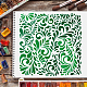 Modèles de pochoirs de peinture de dessin réutilisables en plastique DIY-WH0172-469-6