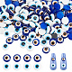 CRASPIRE 200pcs 2 Colors Nail Charms 6mm Blue Evil Eye Beads Resin Cabochons 3D Nail Art Charms Pendant Decorations Jewelry Accessories for DIY Crafting Jewelry Phone Case CRES-CP0001-01-1
