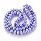 Opaque Baking Painted Glass Beads Strands EGLA-N006-010A-B07-2
