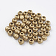 Spray Painted Natural Wood Beads WOOD-Q030-83G-1
