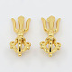 Real 18K Gold Plated Brass Buddhist Beads KK-K091-01G-2
