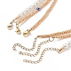 Set di collane di perline malocchio di perle NJEW-JN04048-6