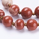 Collares de cuentas de jaspe rojo natural NJEW-P202-36-A27-2