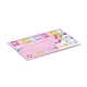 Tarjeta de incentivo de recompensa de papel rectangular DIY-K043-03-04-3