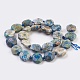 Chapelets de perles en chrysocolle et lapis lazuli naturelles G-F568-030-2