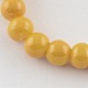Chapelets de perles en verre peintes X-DGLA-S071-10mm-22-1