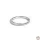 925 штабелируемое кольцо из стерлингового серебра с родиевым покрытием RJEW-A019-02B-P-1